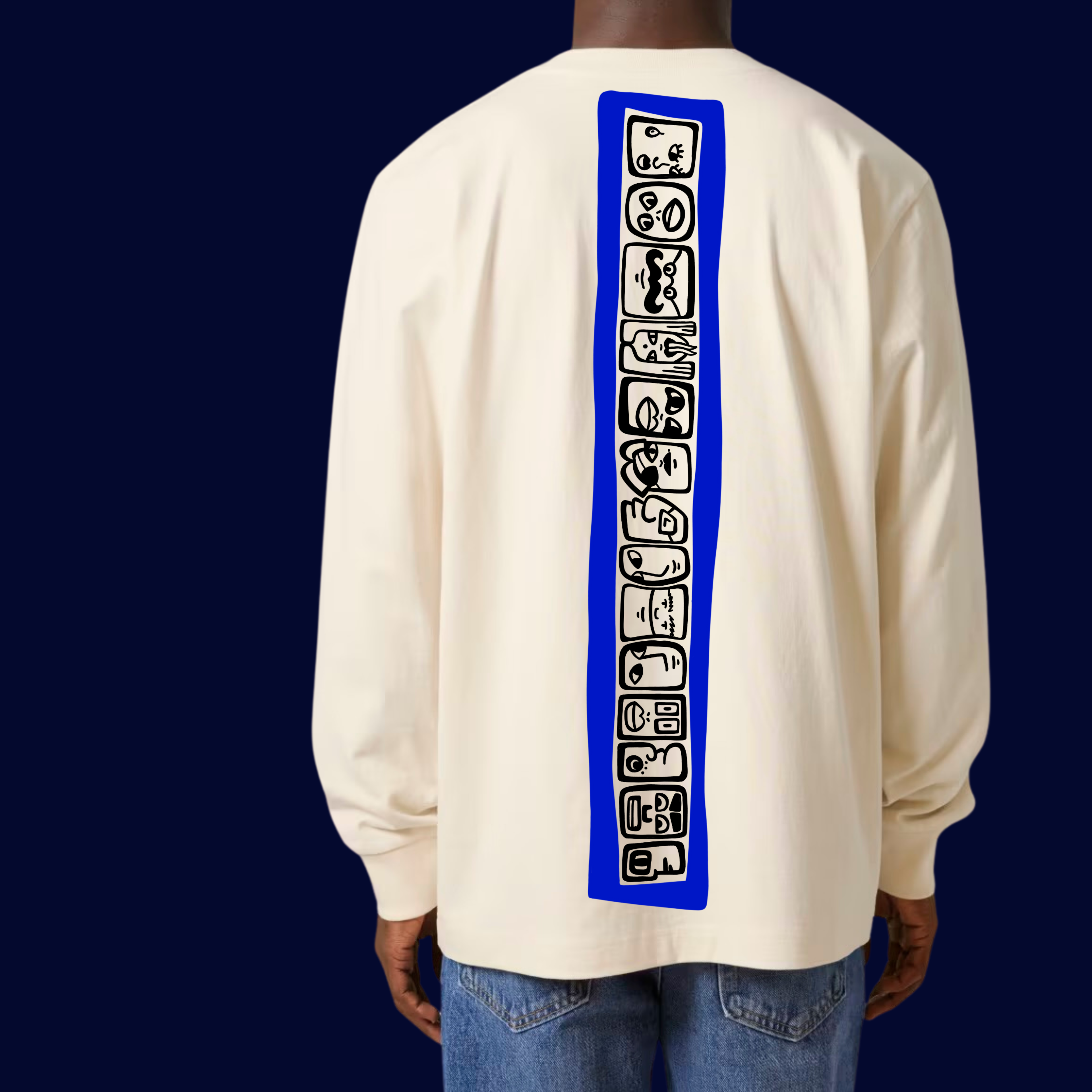 CABEÇAS volwassenen longsleeve